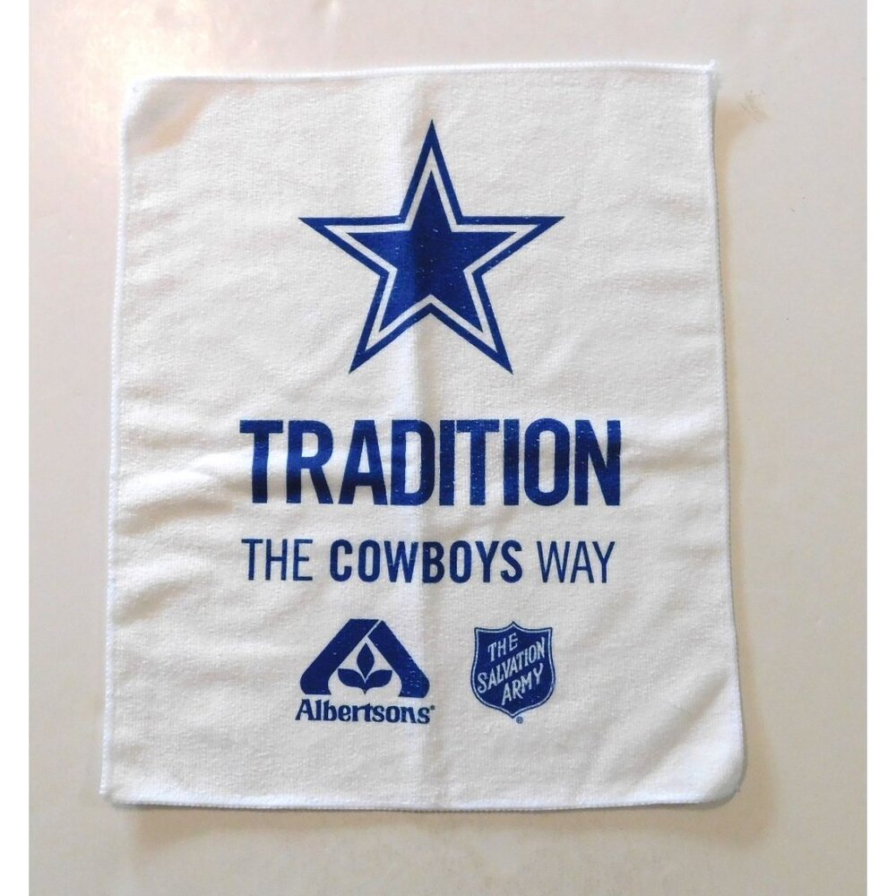 Dallas Cowboys Game Rally Towel Tradition Design Albertsons Salvation Army